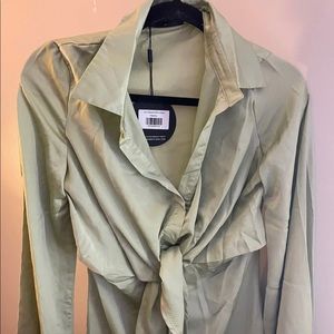 Split Second Mini Dress Matcha - XS